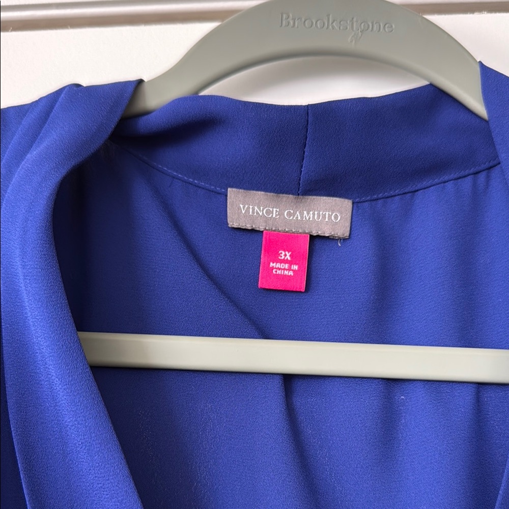 Women's Blue Sleeveless Top